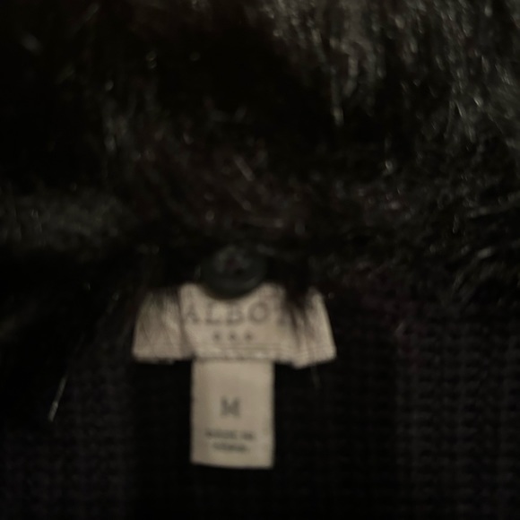 Talbot Faux Fur Trimmed Sweater Vest (removable fur) - Picture 3 of 4